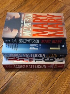 James Patterson Book Set - Mary Mary + Liar Liar + The Games